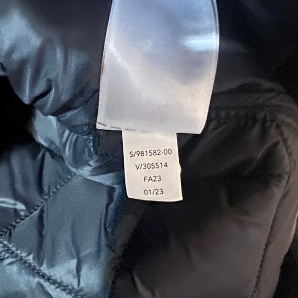 Athleta | Whisper Featherless Parka Quilted Puffer Jacket Hood Black Size M - Picture 13 of 13